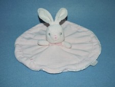 Kaloo France Hase Hasi rosa weiss rund Kuscheltuch Schmusetuch Doudou Peluche
