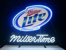 14"x9"Miller Time Miller Lite