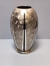 60er Jahre WMF Ikora Vase Messing versilbert