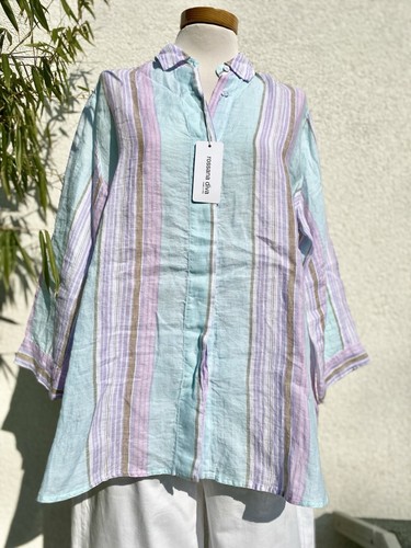 Bluse von rossana diva leinen - bluse,
