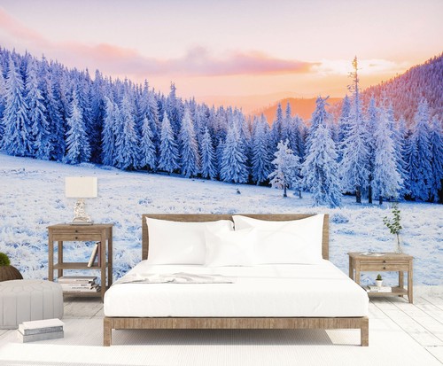 Winter schnee wald q1335 - 3d,