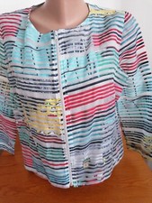 Aventures des toiles Damen Frauen Oberteil Bluse Gr 36 Blau 