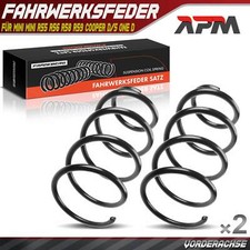 2x Federn Fahrwerksfeder Vorne