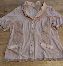 Damenbluse 46 BodyNeeds) sehr Angezogen u.Rosenholzfaben Unbenutzt nur gewaschen