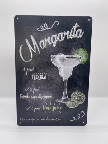 Blechschild cocktail margarita - blechschild,