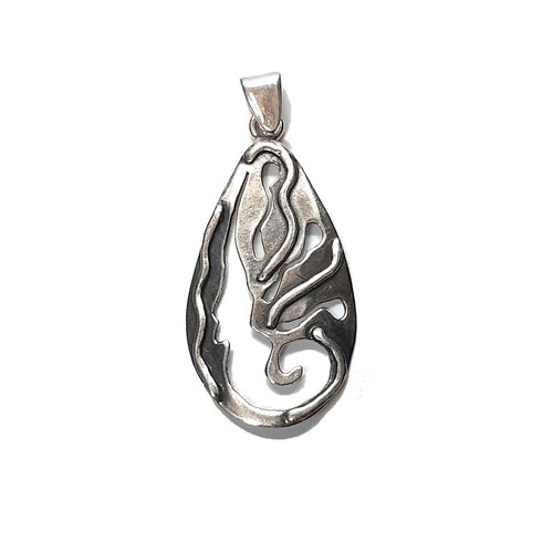 Sterling silber anhänger - silber,