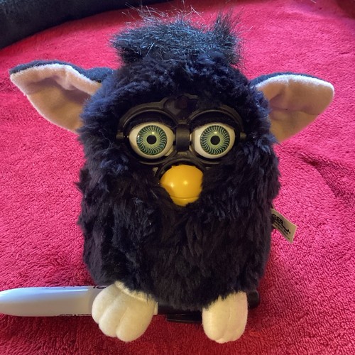Vintage black furby 1998 - vintage,