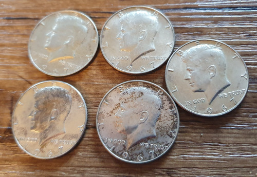 Usa half dollar 1967 j - x, j.f