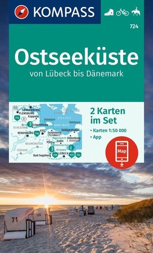 Kompass wanderkarten set 724 - kompass,