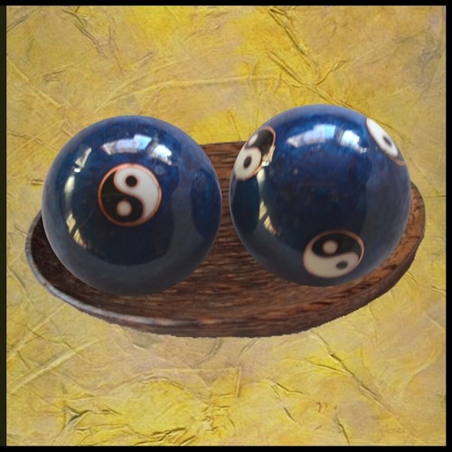 Gong kugeln yin yang blau - kugeln,
