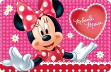 ✅DISNEY MINNIE MOUSE PLATZDECKCHEN TISCHSET TISCHUNTERLAGE MALUNTERLAGE 43x28CM✅
