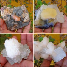 Set Mit Chalcedoney, Fluorit