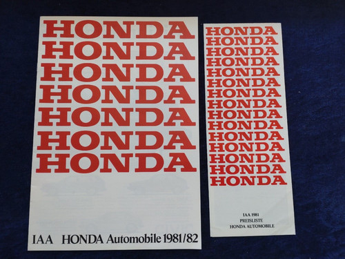 Honda iaa civic accord quintet - iaa,