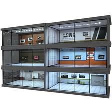 DE 1/43 Diorama Parkplatz
