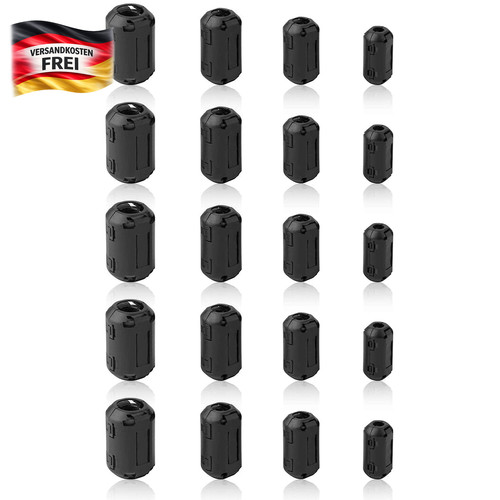 Ferrit ringkern kabelclip - ferrit-ringkern,