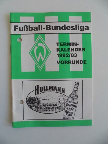 Werder bremen 1982 vorrunde - bremen, 1982/83