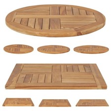 Tischplatte massivholz teak - tischplatte,