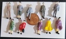 H0 Figuren 1:87 10er Set. Reisende / Passanten (3)