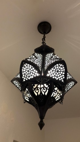Kupferleuchte aus syrien - kupferleuchte,