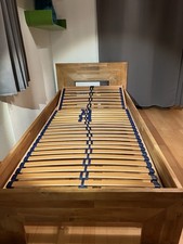 Eiche Massivholzbett 90x200