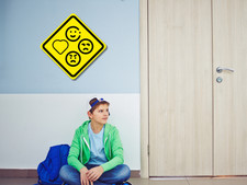 Metallbild Schild Metallwand