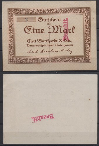 30919 notgeld unterhausen - [30919],