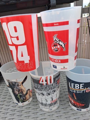 Stadionbecher vom köln - stadionbecher, 1.fc