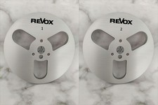 One Pair Revox silvery 7''