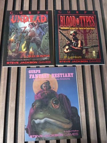 Gurps rpg 3er set - set:, undead