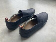 BALLY SUISSE Slipper Herrenschuhe dunkelblau, Größe 41,5 Glattleder, NEU