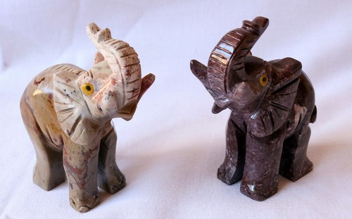 Speckstein elefant 8x5 grau - 8x5,