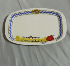 Weißwurst Geschirr Bayern v. Seltmann Weiden , Brotzeitplatte 29x18,5 cm