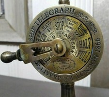 6 Zoll Antik Messing Schiff