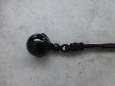 Schwarzer Obsidian 17mm Kugel