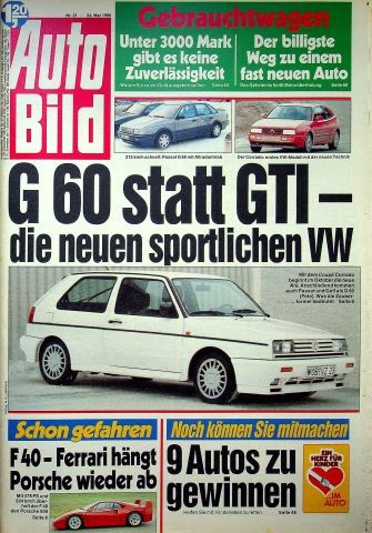 Auto bild 1988 opel - 4), 21/1988