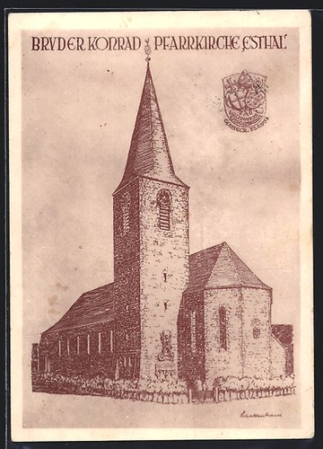 Künstler esthal bruder - künstler-ak, esthal,