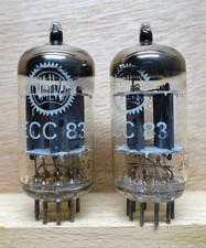 Pair: VALVO ECC83 | PHILIPS