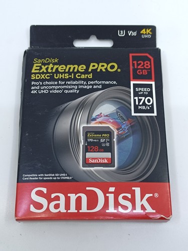 Sandisk extreme pro 128gb sdxc - 128gb,