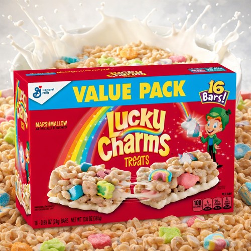 Lucky charms cereal treats - charms,