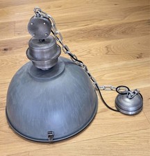 Industrielle Hängelampe / Deckenlampe Metall grau Vintage Loft-Style