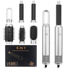 6-in-1 Haarbürste Haarstyler, Airstyler, Lockenstab Haarstyling Ionen Hair Dryer