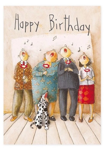 *Postkarte*Geburtstag*Happy