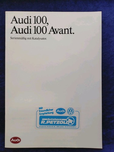 Audi 100 typ - typ, limousine