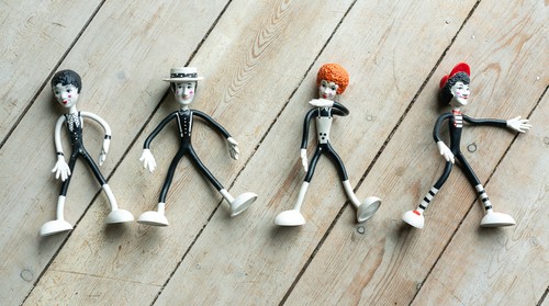 Schleich biegefiguren 4 stk - biegefiguren,