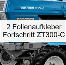 2 Folien Aufkleber Schlepper