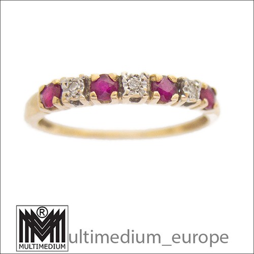 585 gelbgold rubin - gelbgold, ring