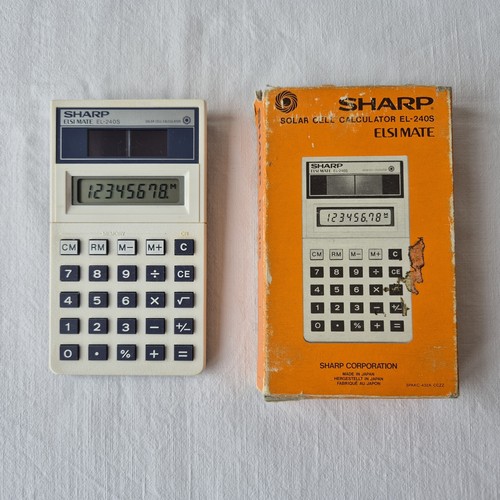 Taschenrechner sharp elsi mate - taschenrechner,