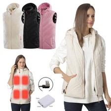 11Zonen USB Wärme Beheizbare Heizjacke Weste Heizweste Beheizte Wärmeweste Vest