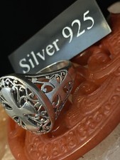 Massiver Silber Siegelring mit