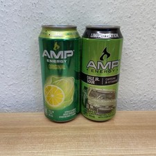AMP Energy Promo Set Lot Empty Cans USA Soda Mountain Dew Pepsi T witch Dale Jr